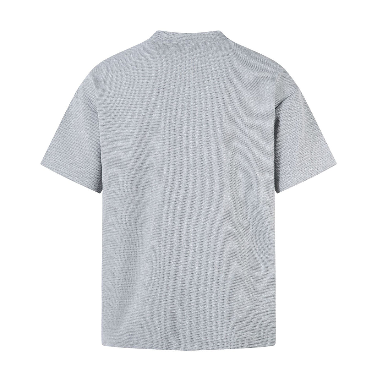 Vintage Waffle Knit Deconstructed Slim Crew Tee