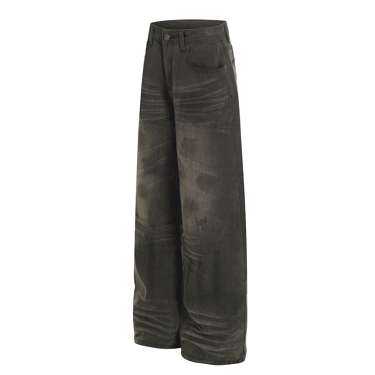 Vintage Washed High Street Loose Fit Jeans