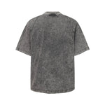 Structural Panels Sleeve Zipper Vintage Washed Short Sleeve Tee