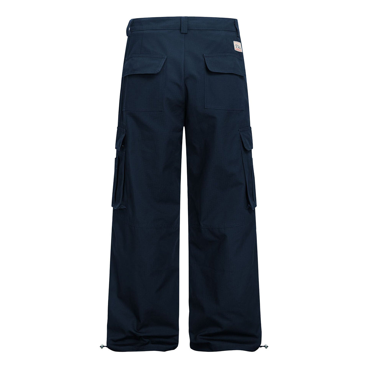 Deconstructed Pleated Premium Solid Relaxed Cargo Pants