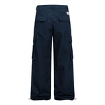 Deconstructed Pleated Premium Solid Relaxed Cargo Pants