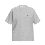 American Streetwear Deconstructed Zip Slim Solid Tee