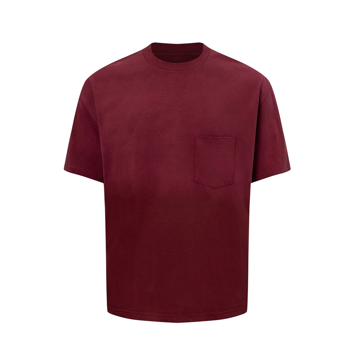 Designer Hand-Sprayed Vintage Washed Slim Crew Tee