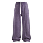 Sweatpants Washed Wide-Leg Vintage Streetwear Joggers