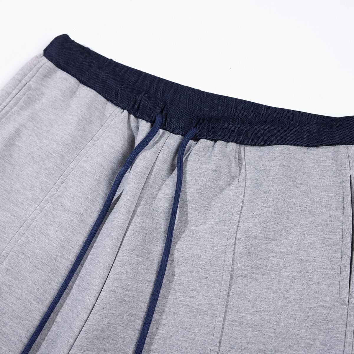 Relaxed Streetwear Deconstructed Curved Blade Joggers