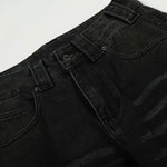 Vintage High Street Distressed Blade Cut Jeans