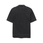 Vintage Washed Patchwork Short Sleeve Chest Pocket Tee