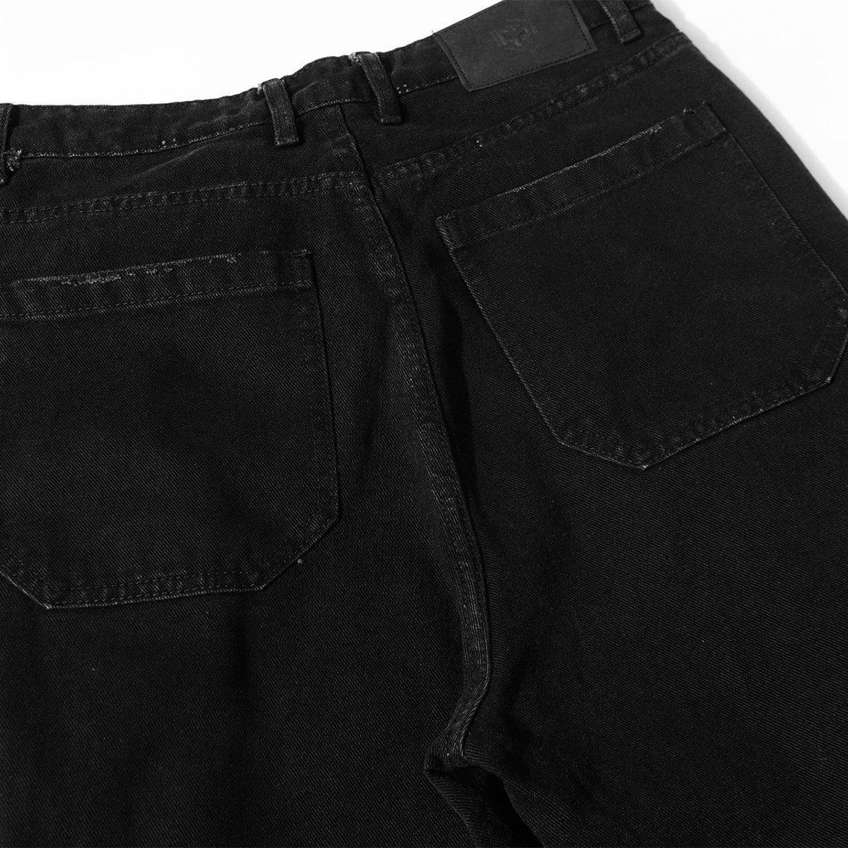 Black Multi Pocket Streetwear Utility Cargo Pants