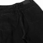 Black Multi Pocket Streetwear Utility Cargo Pants