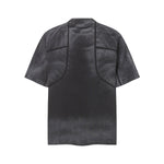 Structured Seams Minimalist Gradient Contemporary Design Tee