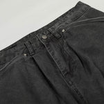 Unique Distressed Oversized Black Cargo Jeans