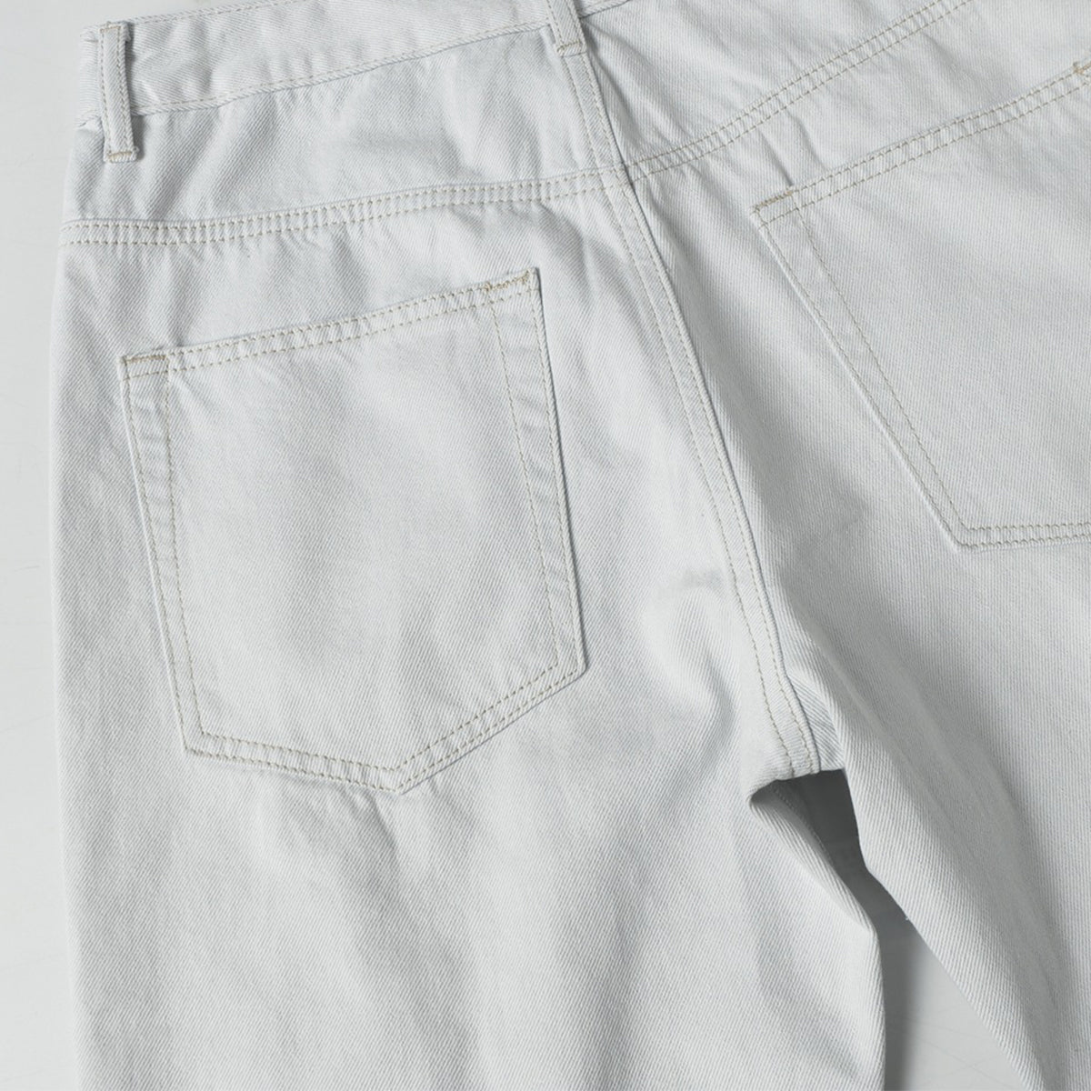 High Street Washed Distressed Wide Leg Flared Jeans