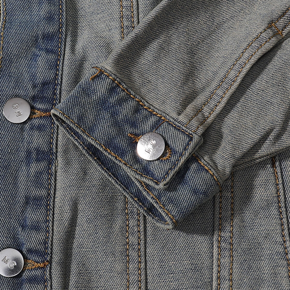 Classic Reverse Denim Trucker Jacket
