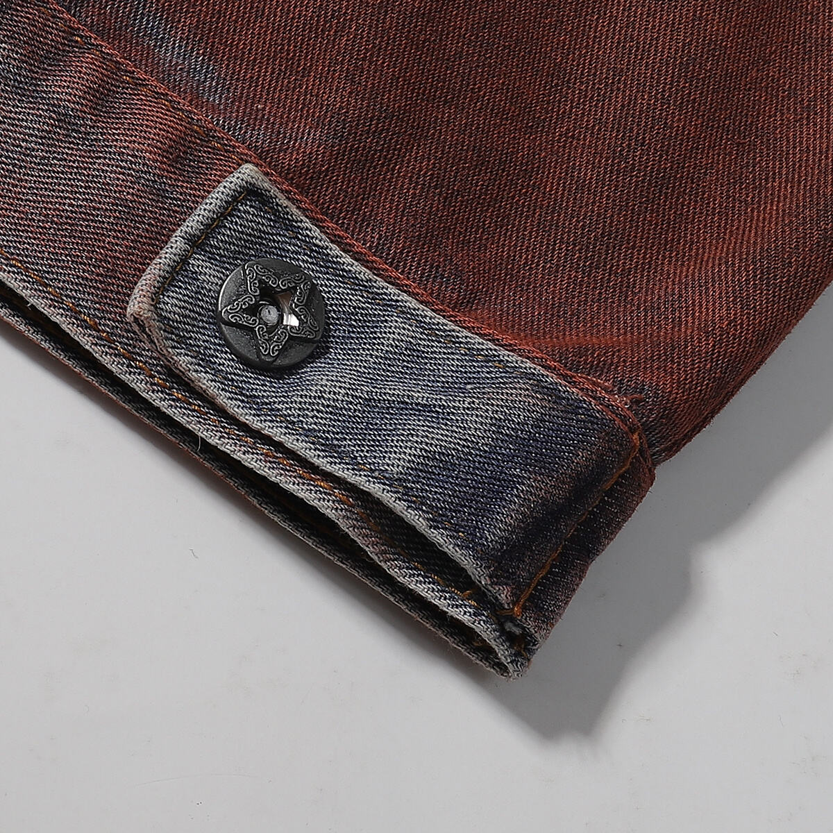 Ombre Spray-Dyed Denim Jacket