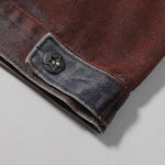 Ombre Spray-Dyed Denim Jacket