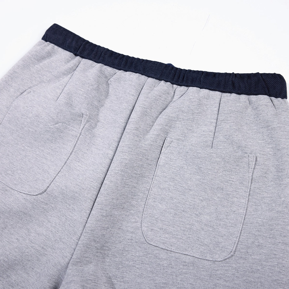 Relaxed Streetwear Deconstructed Curved Blade Joggers