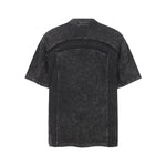 Patchwork Vintage Washed Short Sleeve Cotton Tee