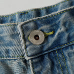 Vintage Light Wash Flared Loose Fit Streetwear Jeans