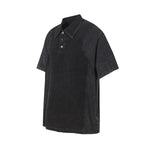 Two Tone Vintage Wash Contrast Panels Polo Shirt