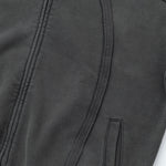 Double Slider Fleece Deconstructed Hoodie