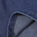 Cartoon Flower Print Denim Summer Streetwear Shorts