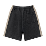 Vintage Wash Contrast Color Shorts