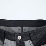 Vintage-Inspired High-End Button Wide-Leg Denim Pants