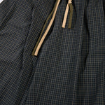 Vintage Plaid Wide Leg Relaxed Drawstring Pants