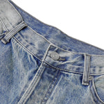 Blue Distressed Loose Fit High Street Vintage Jeans
