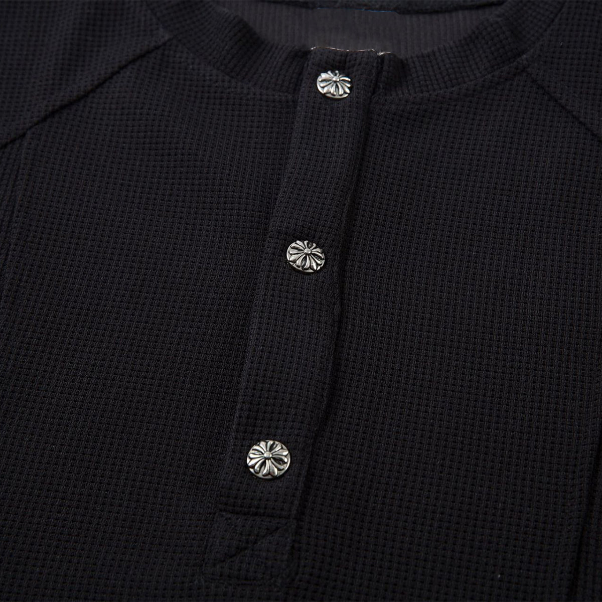 Vintage Waffle Knit Deconstructed Slim Crew Tee