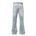 Flared Loose Fit Jeans High Street Washed Vintage