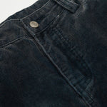 High Waisted Wide Leg Corduroy Cargo Pants