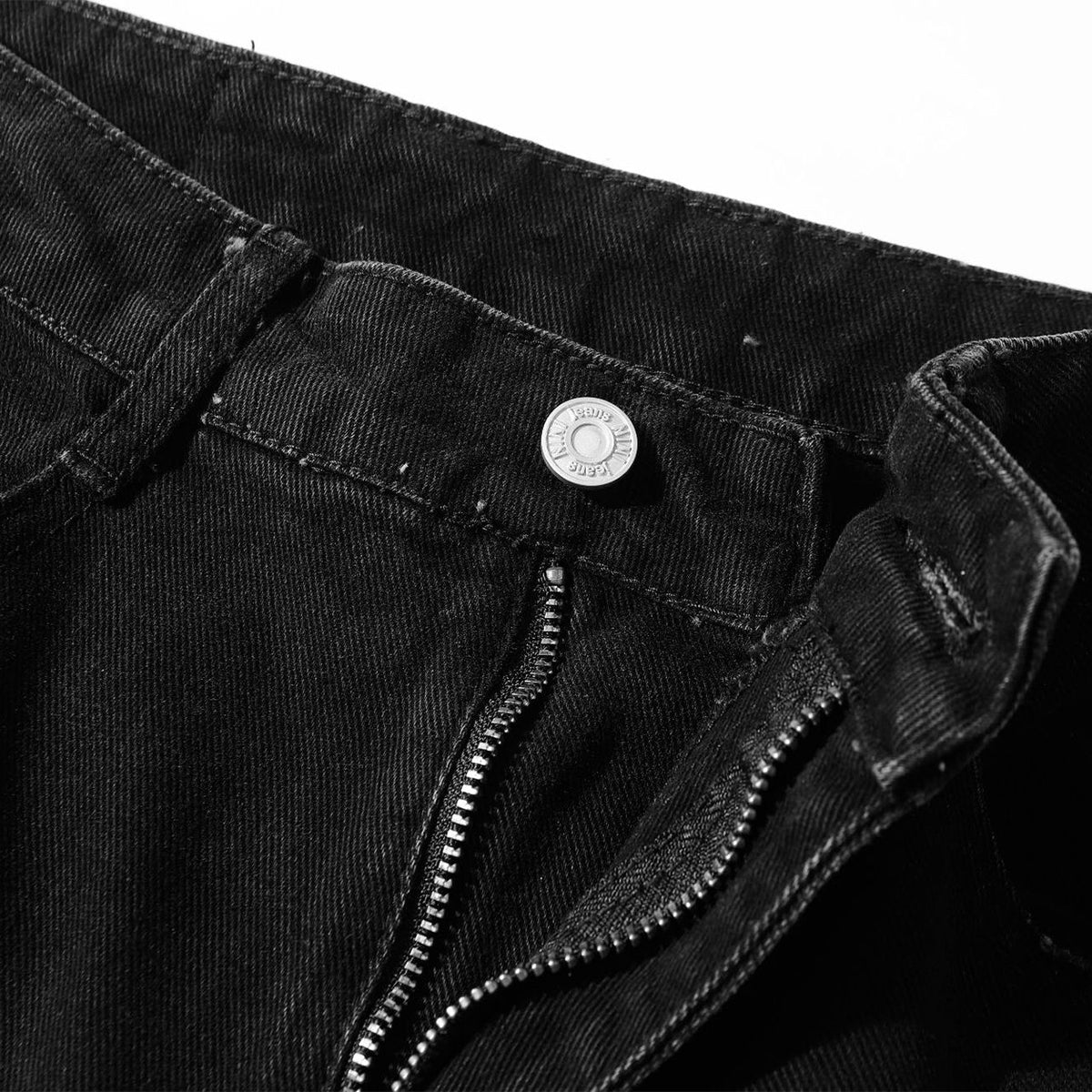 Black Multi Pocket Streetwear Utility Cargo Pants