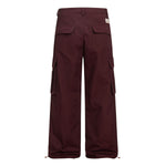 Deconstructed Pleated Premium Solid Relaxed Cargo Pants