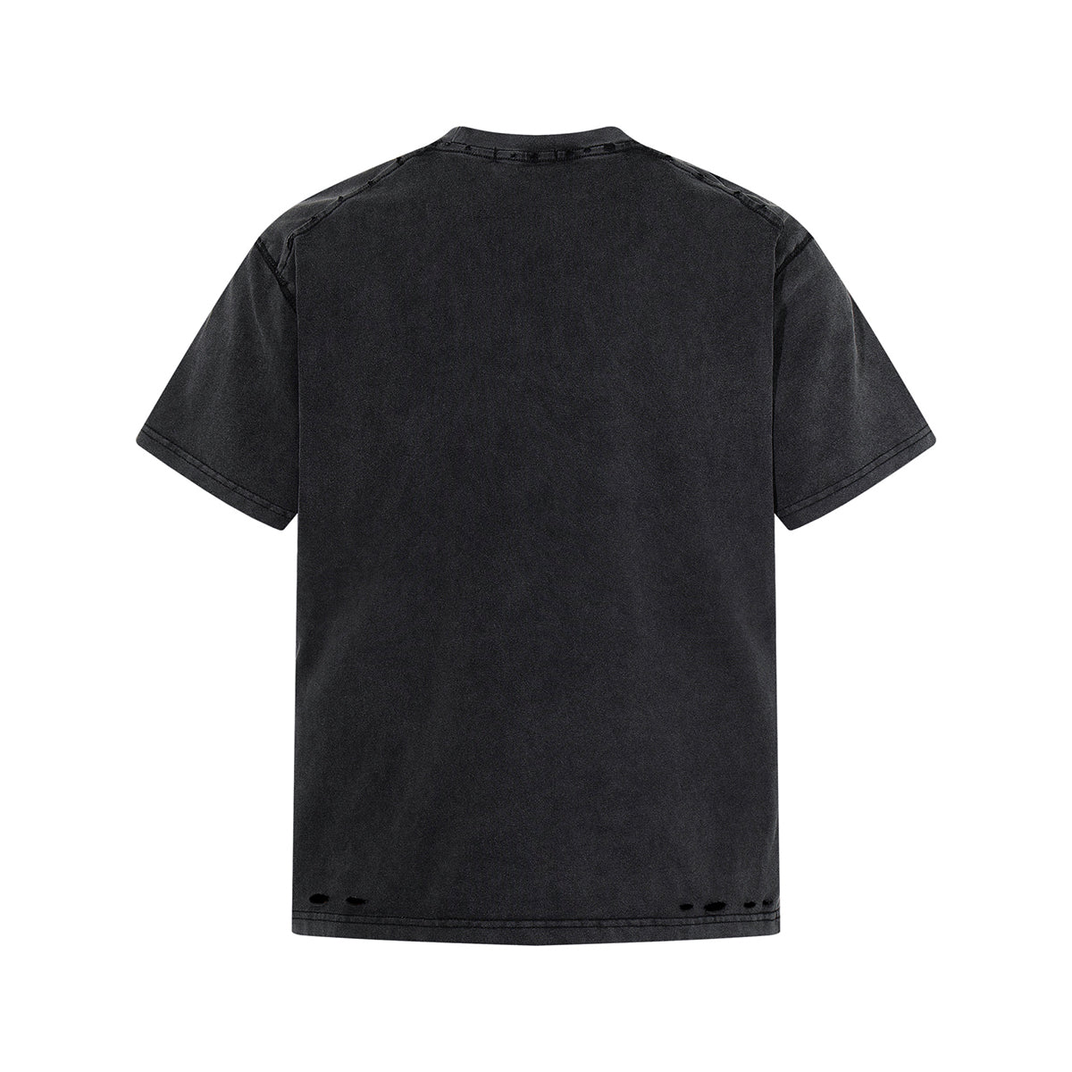 Vintage Washed Distressed Crewneck Short Sleeve Casual Tee