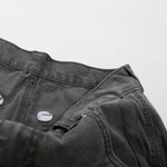 Wide Leg Banana Jeans Cat Whisker Painted Denim