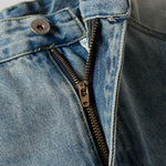 Vintage Light Wash Flared Loose Fit Streetwear Jeans