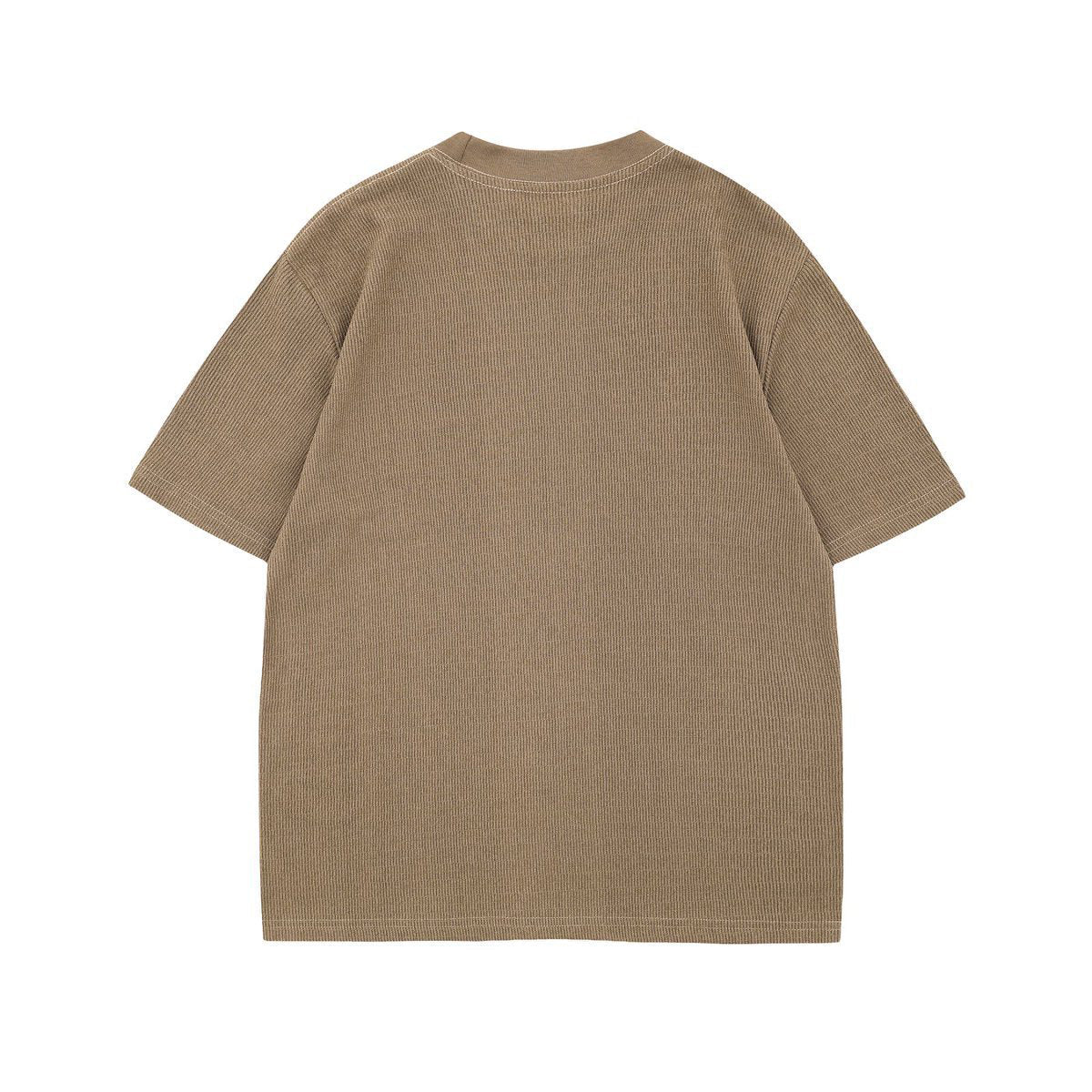 Loose Fit Crew Neck Premium Knit Vintage Tee