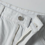 High Street Washed Distressed Wide Leg Flared Jeans