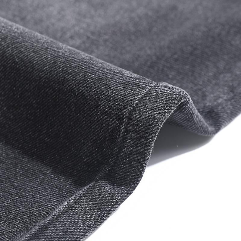 Pearl-Embellished Embroidery Cut-Out Whisker Jeans