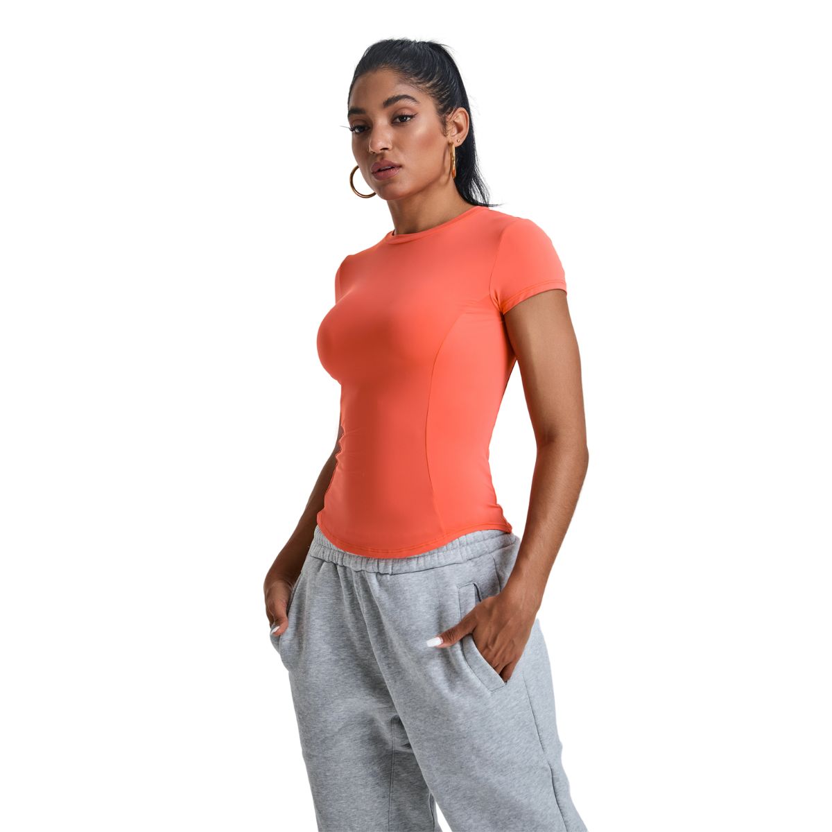 Quick-Dry Slim Fit Crewneck Tee