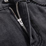 Pearl-Embellished Floral-Embroidered Whisker Jeans