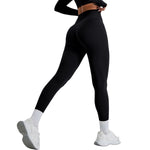 High-Waisted Solid Color Workout Leggings