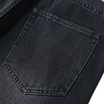 Star Applique Ombre-Faded Ripped Jeans