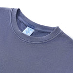 Vintage Washed Raw Edge Crop Tee 280gsm