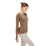 Thumb Holes Seamless Long-Sleeve Shirt