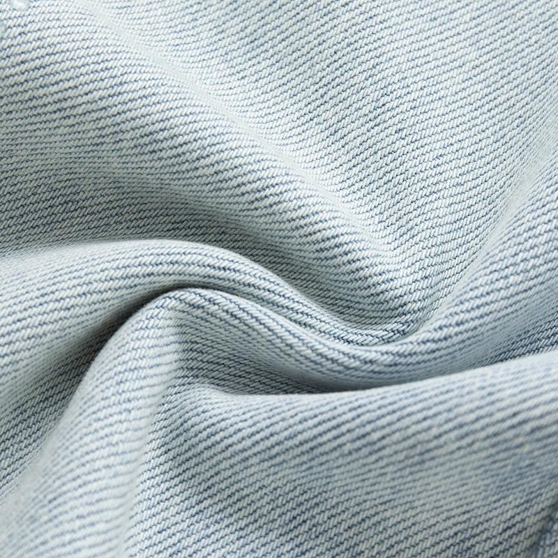 Lightweight Rhinestone & Embroidered Cut-Out Jeans