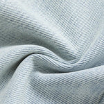 Lightweight Rhinestone & Embroidered Cut-Out Jeans