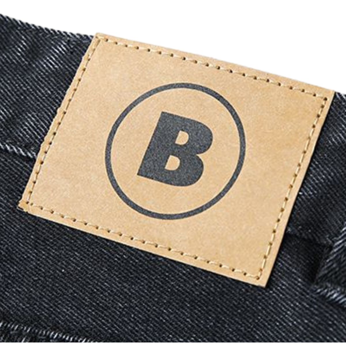 Star Applique Ombre-Faded Ripped Jeans