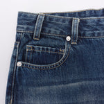 Baggy Bermuda Washed Denim Shorts